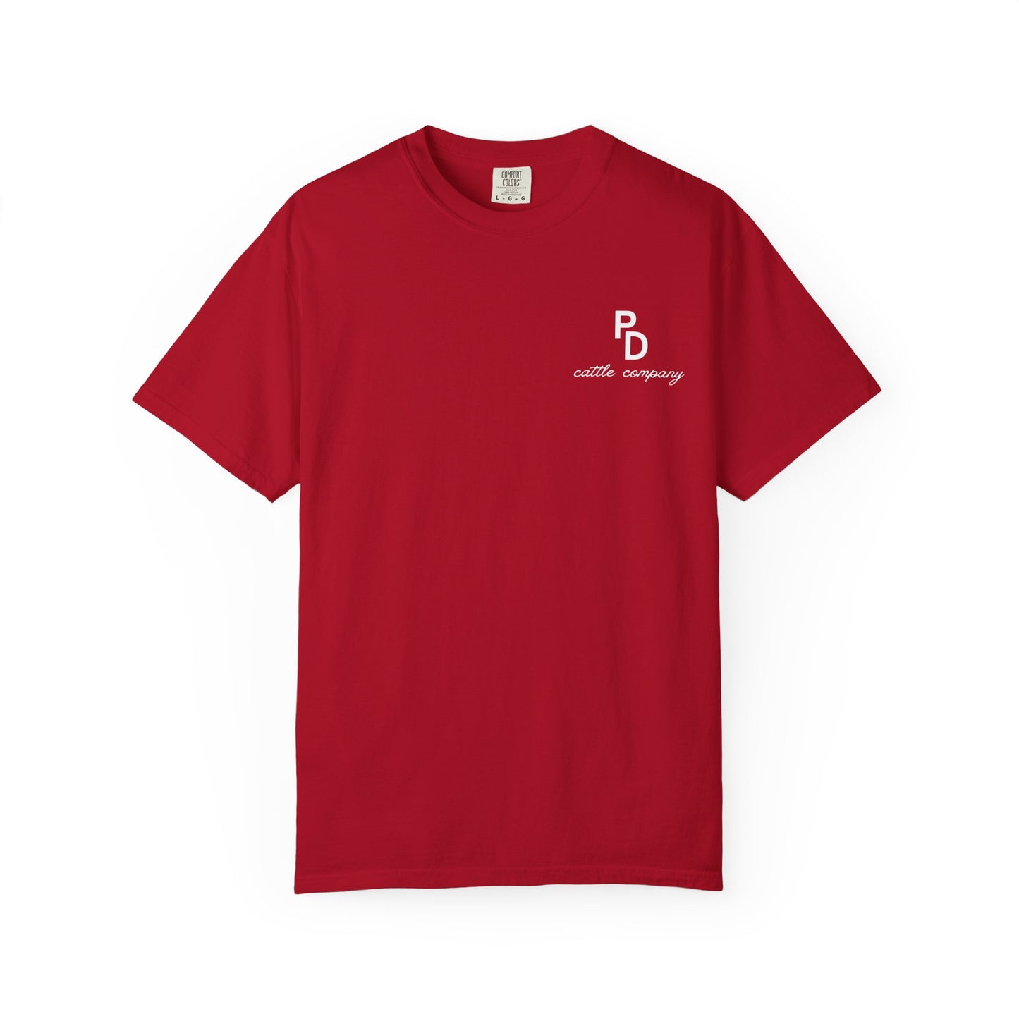 PD Cattle Logo Comfort Color Tee