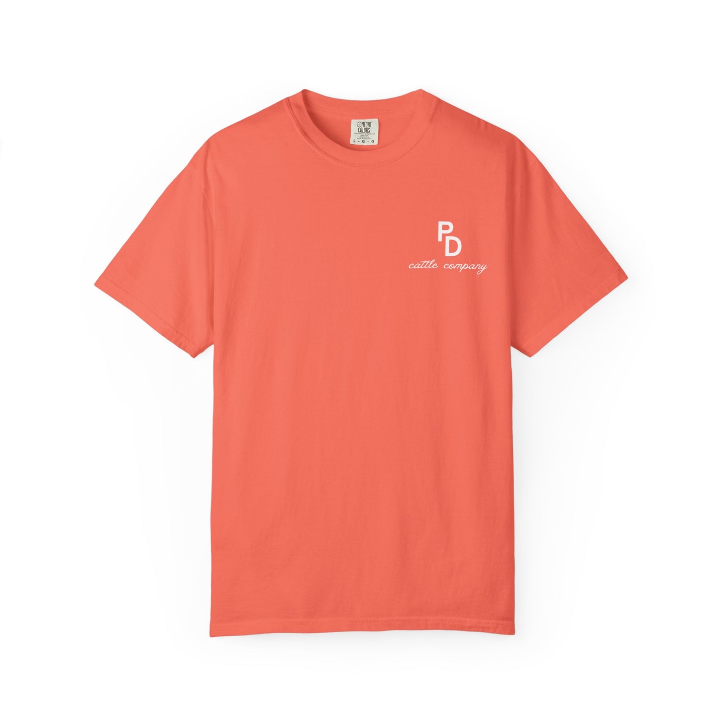 PD Cattle Logo Comfort Color Tee
