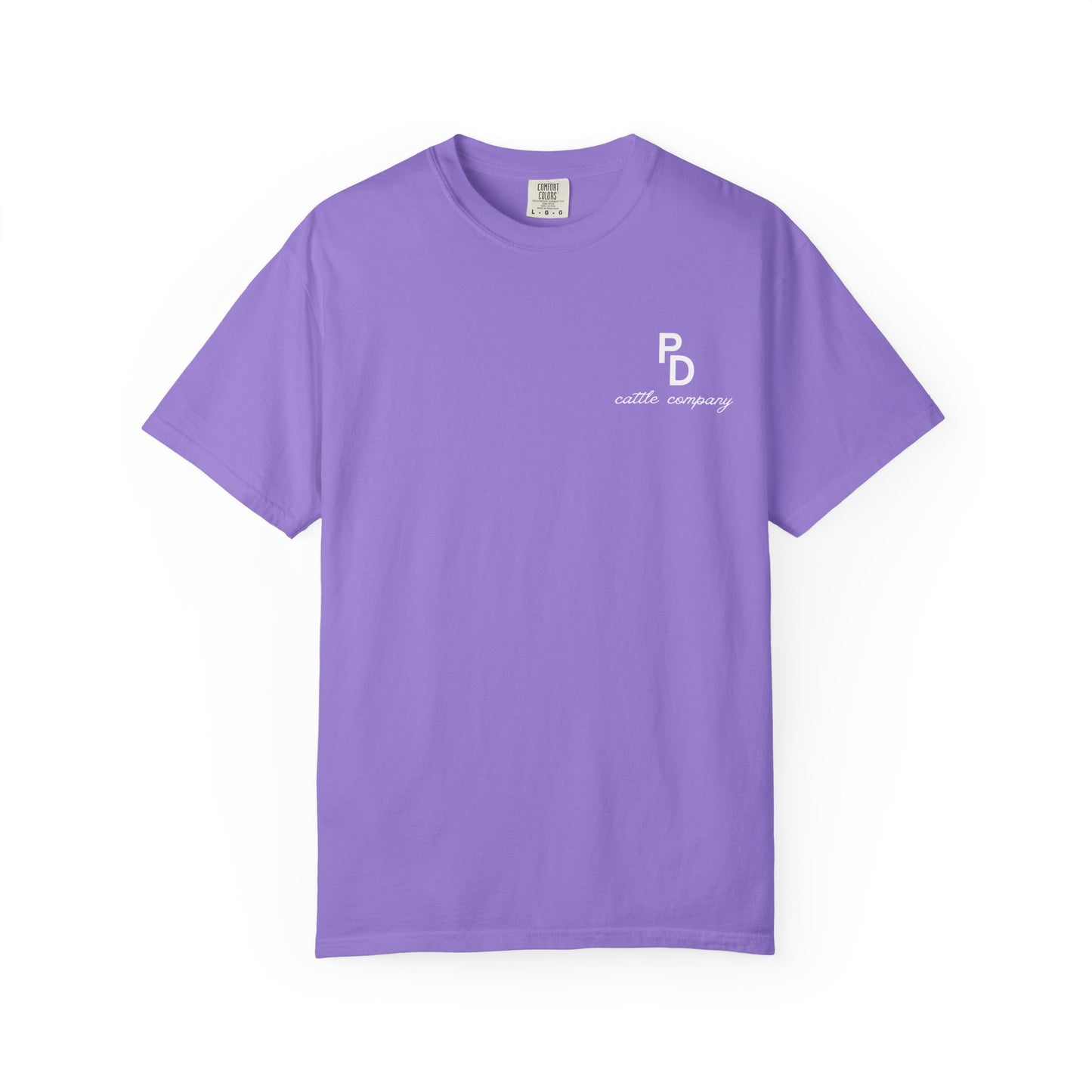 PD Cattle Logo Comfort Color Tee