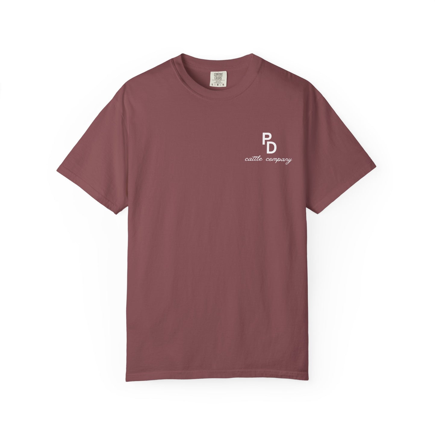 PD Cattle Logo Comfort Color Tee