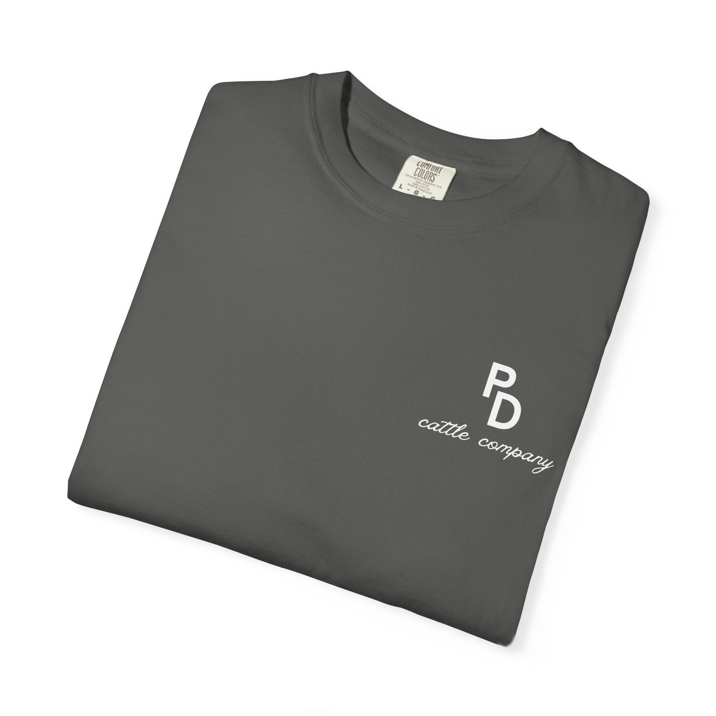 PD Cattle Logo Comfort Color Tee