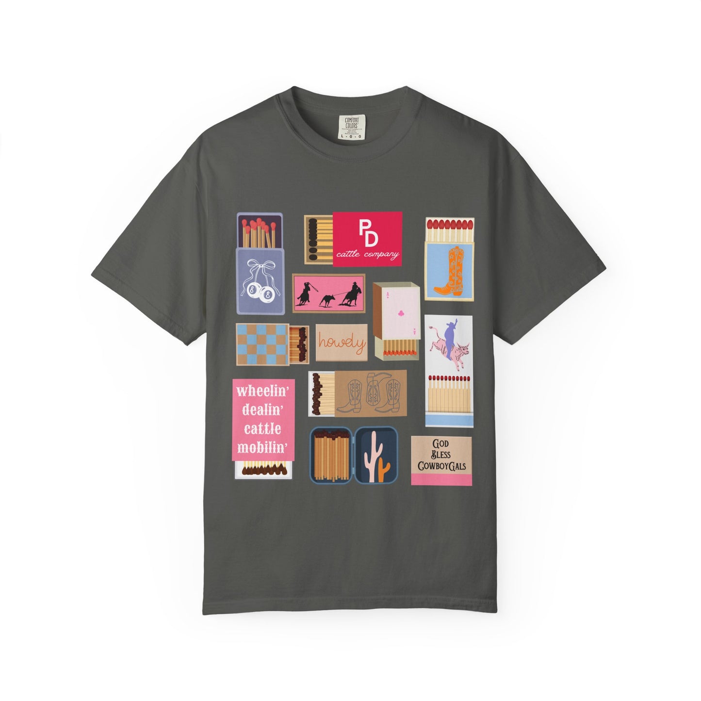 PD Cattle Matchbox Tee - Comfort Color