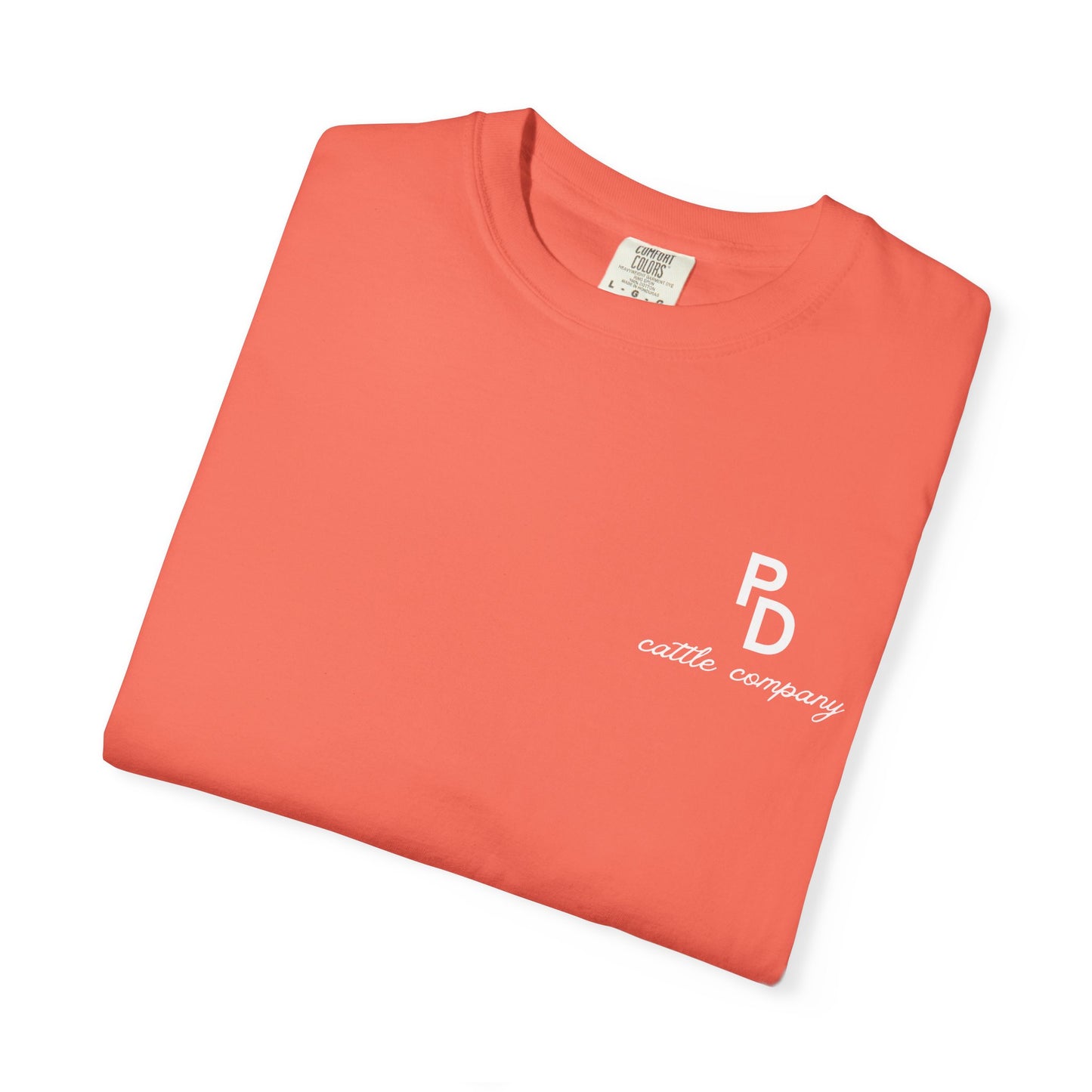 PD Cattle Logo Comfort Color Tee
