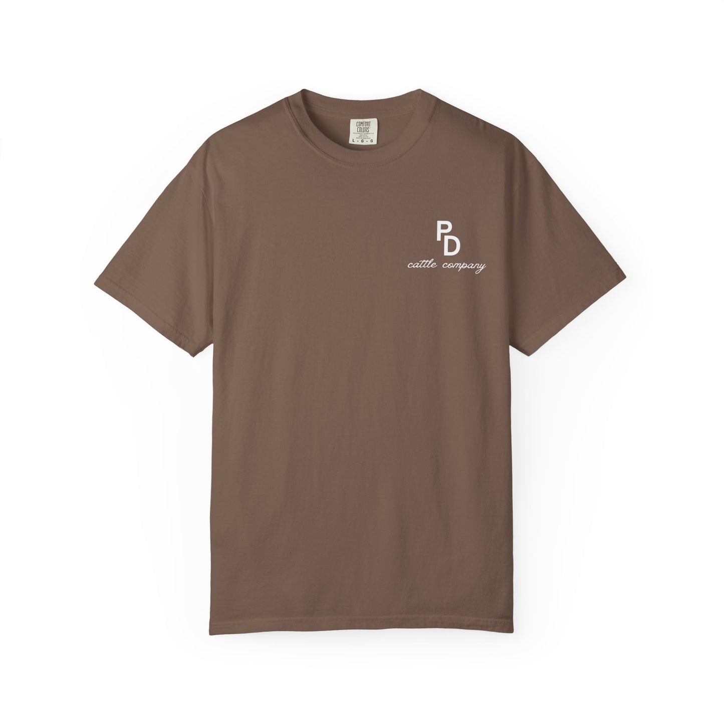 PD Cattle Logo Comfort Color Tee