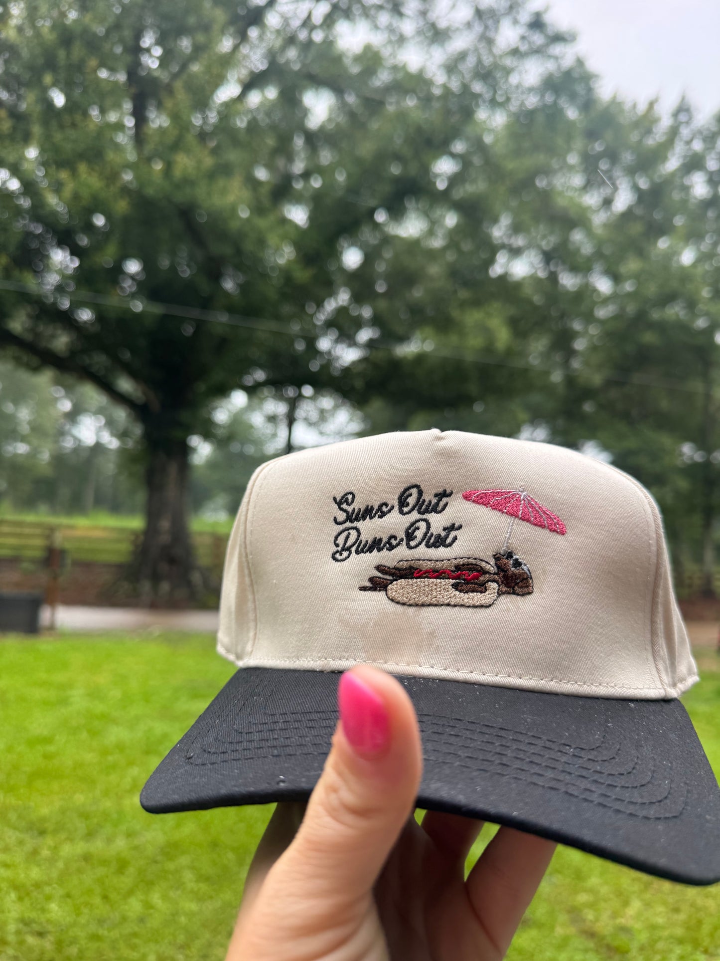 ‘Suns out, Buns Out’ Weenie Dog Hat