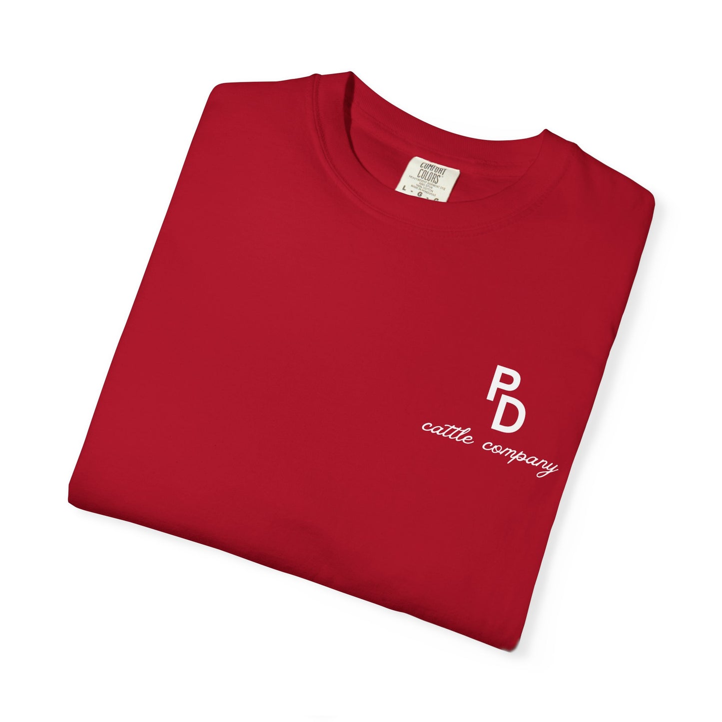 PD Cattle Logo Comfort Color Tee