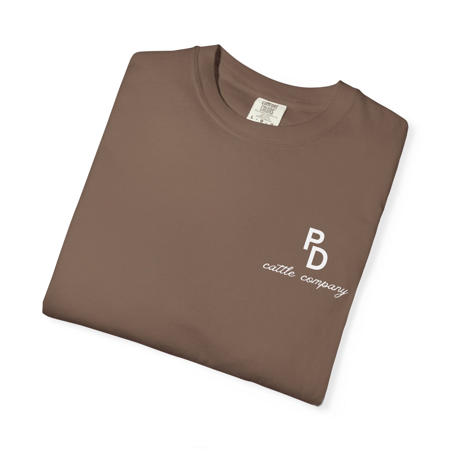 PD Cattle Logo Comfort Color Tee