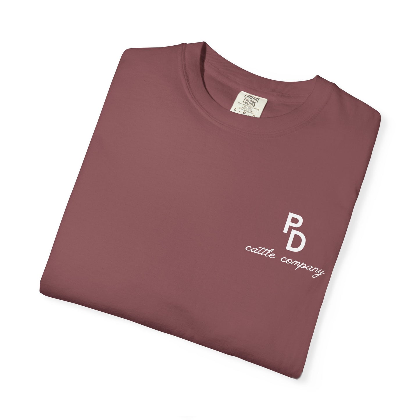 PD Cattle Logo Comfort Color Tee