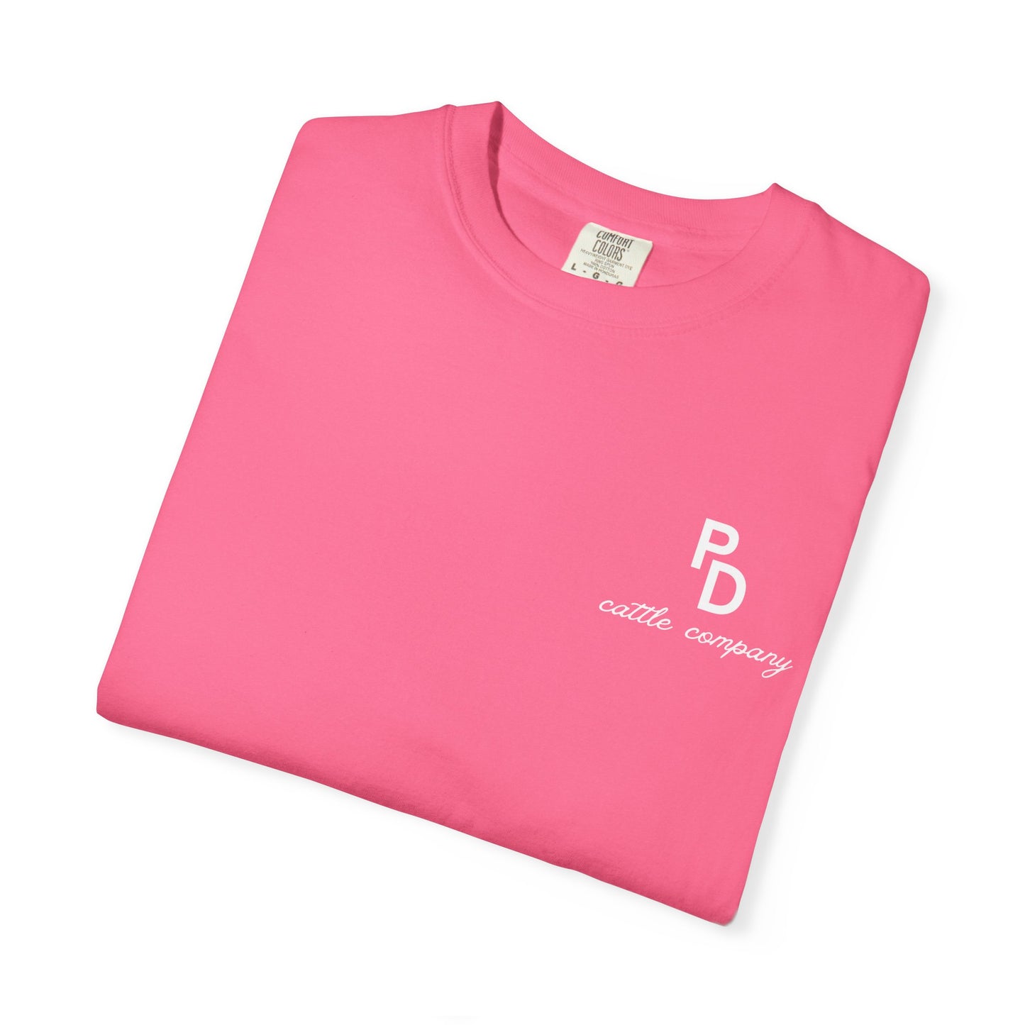 PD Cattle Logo Comfort Color Tee