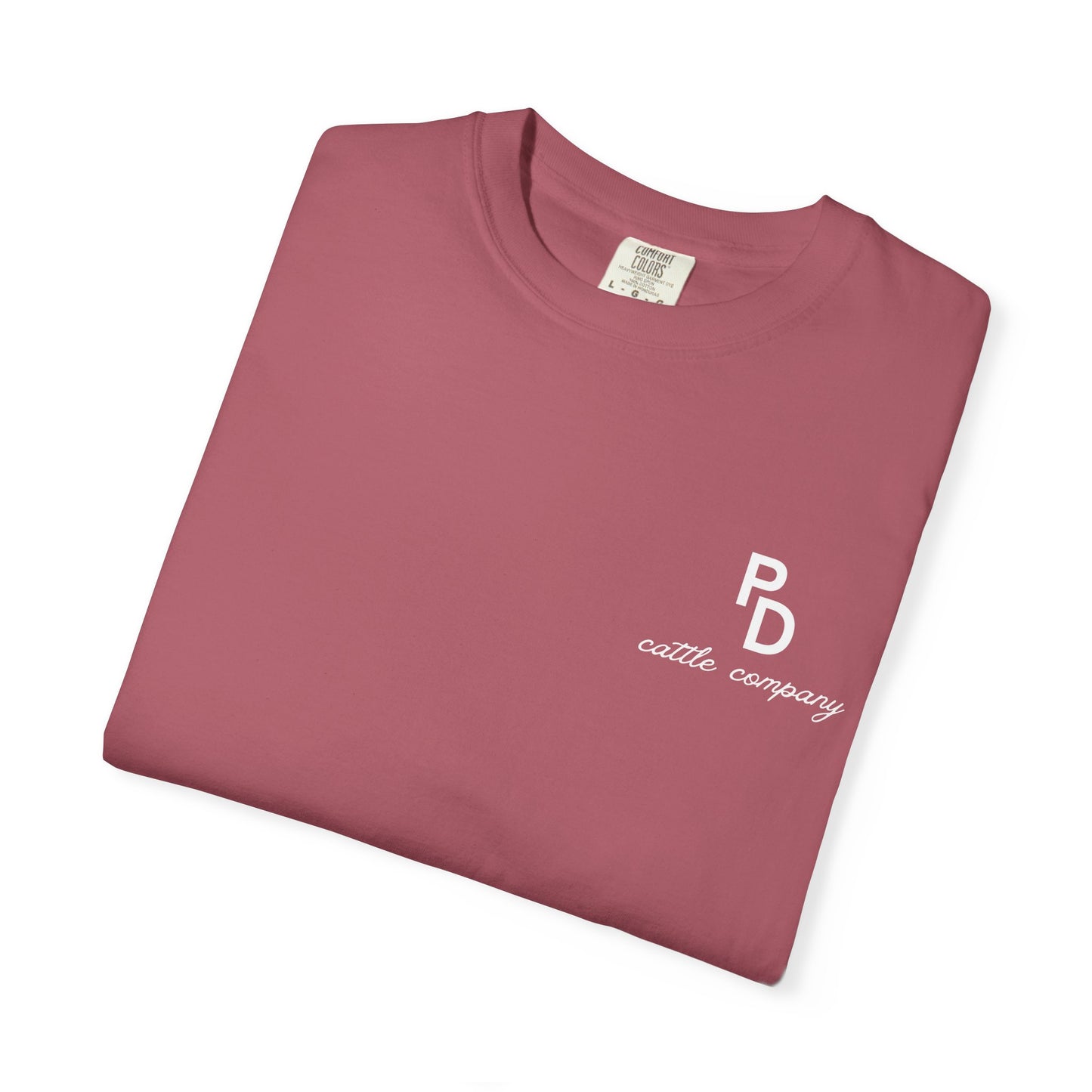 PD Cattle Logo Comfort Color Tee