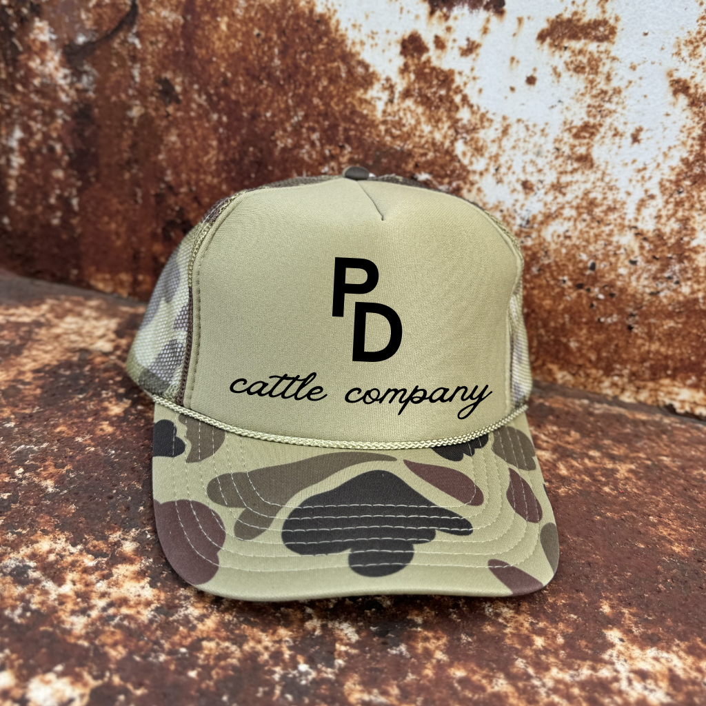 PD Cattle Camo Trucker Cap