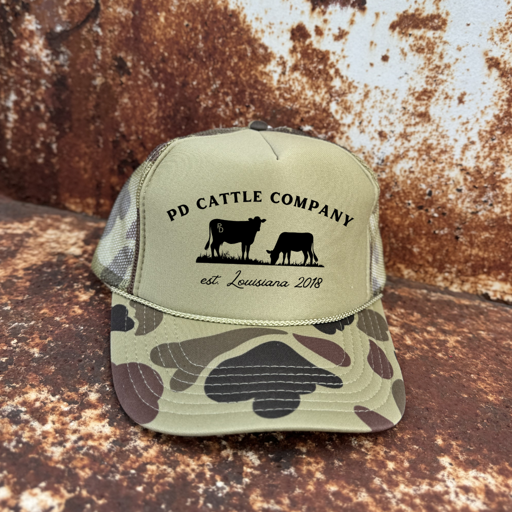 PD Cattle Camo Trucker Cap
