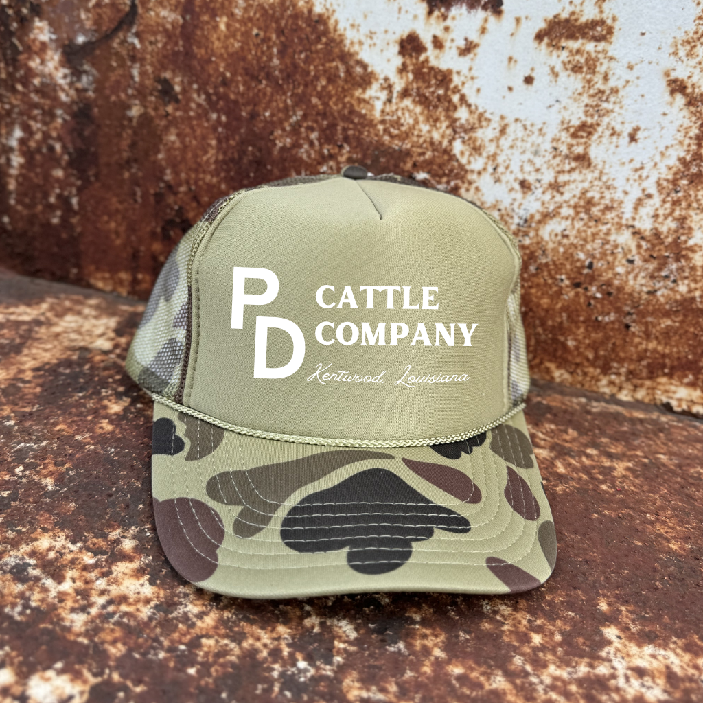 PD Cattle Camo Trucker Cap