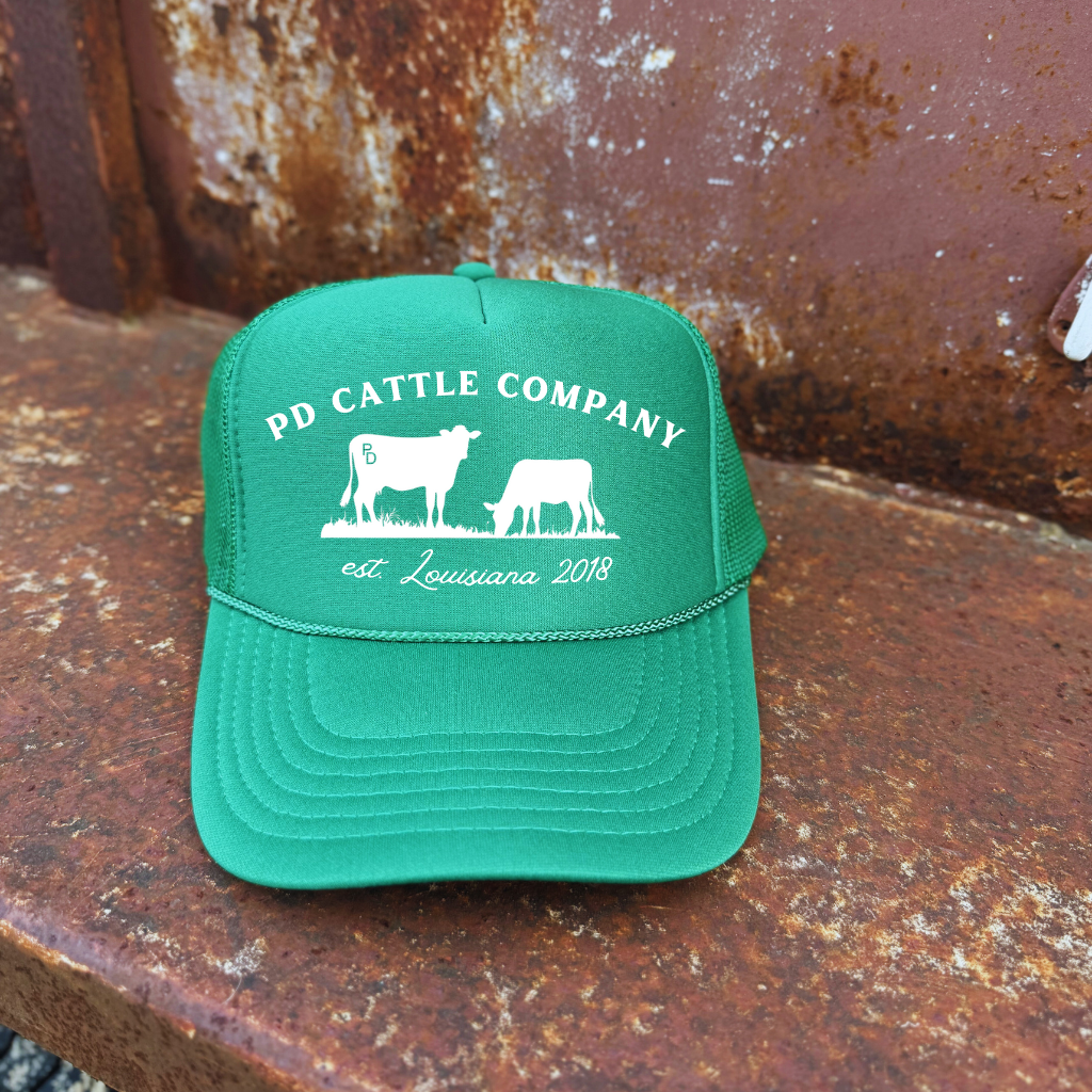 PD Cattle Green Trucker Cap