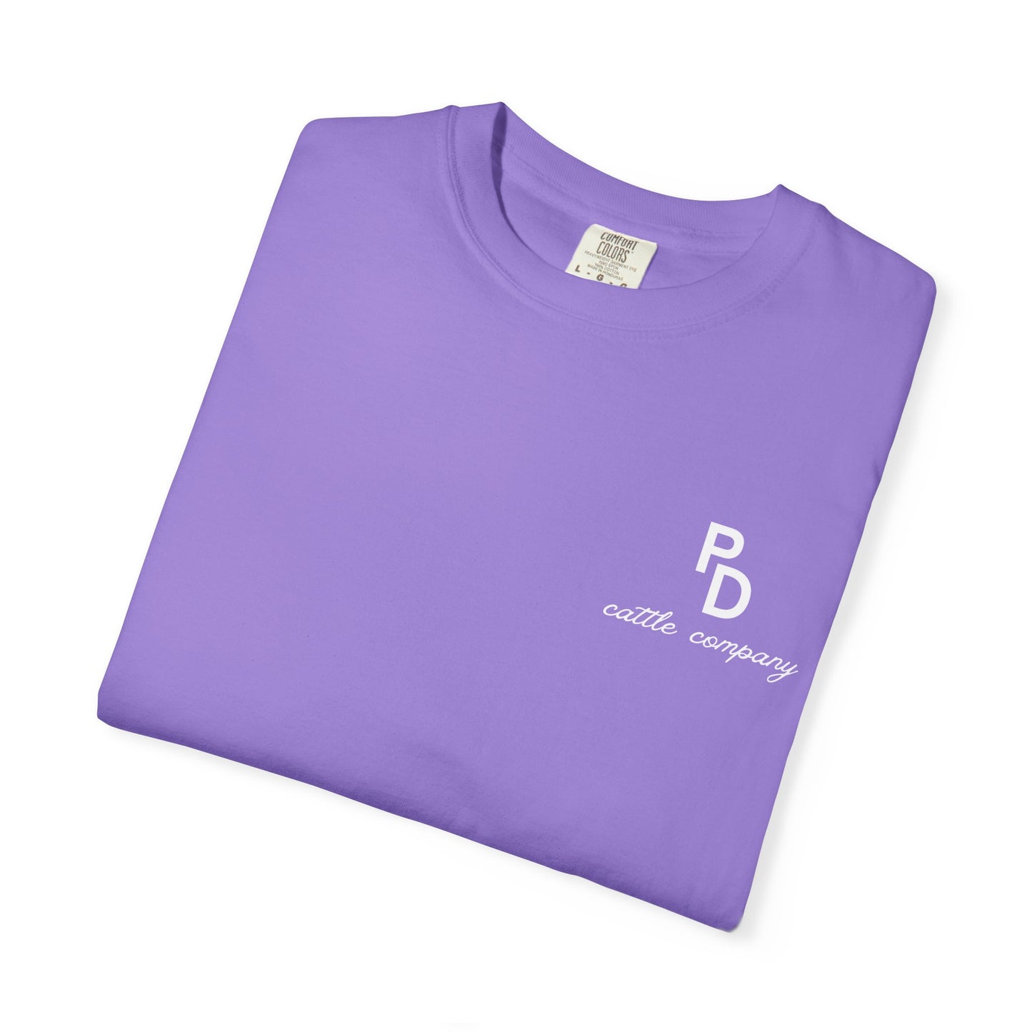 PD Cattle Logo Comfort Color Tee