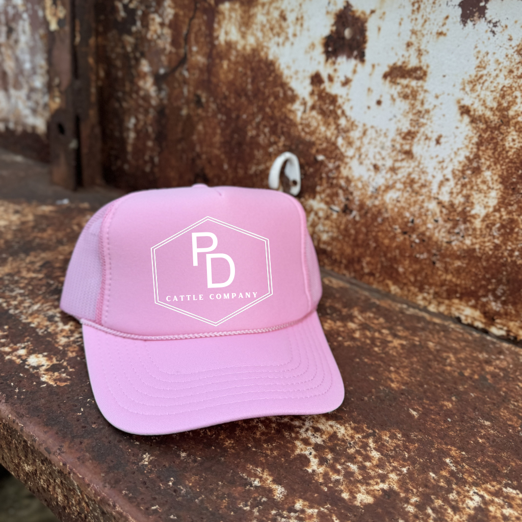 PD Cattle Pink Trucker Cap