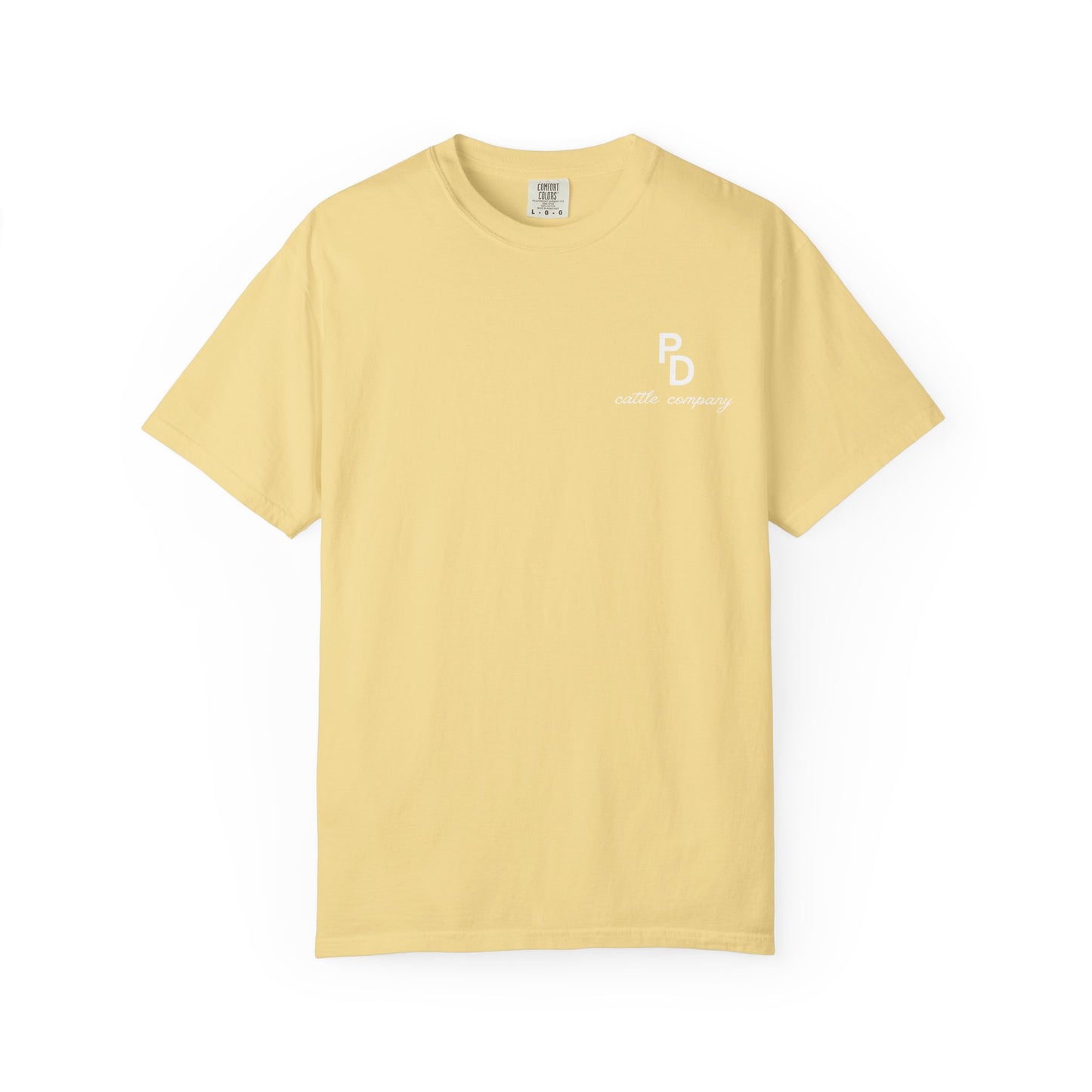 PD Cattle Logo Comfort Color Tee