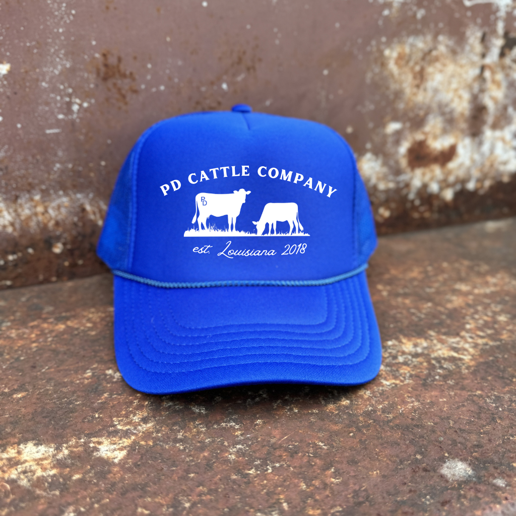 PD Cattle Royal Blue Trucker Cap