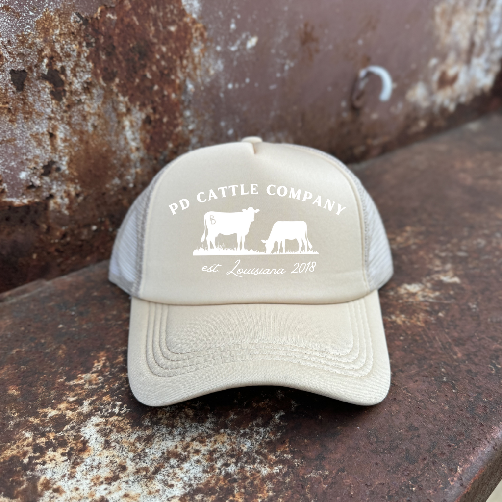 PD Cattle Cream Trucker Cap
