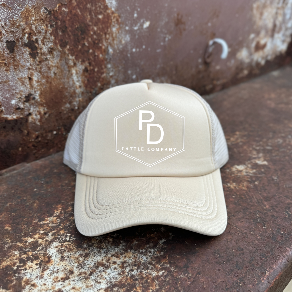 PD Cattle Cream Trucker Cap