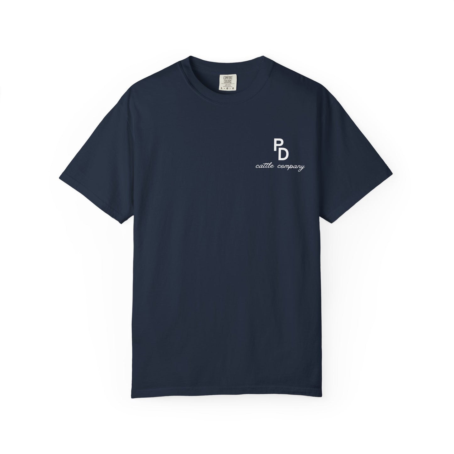 PD Cattle Logo Comfort Color Tee