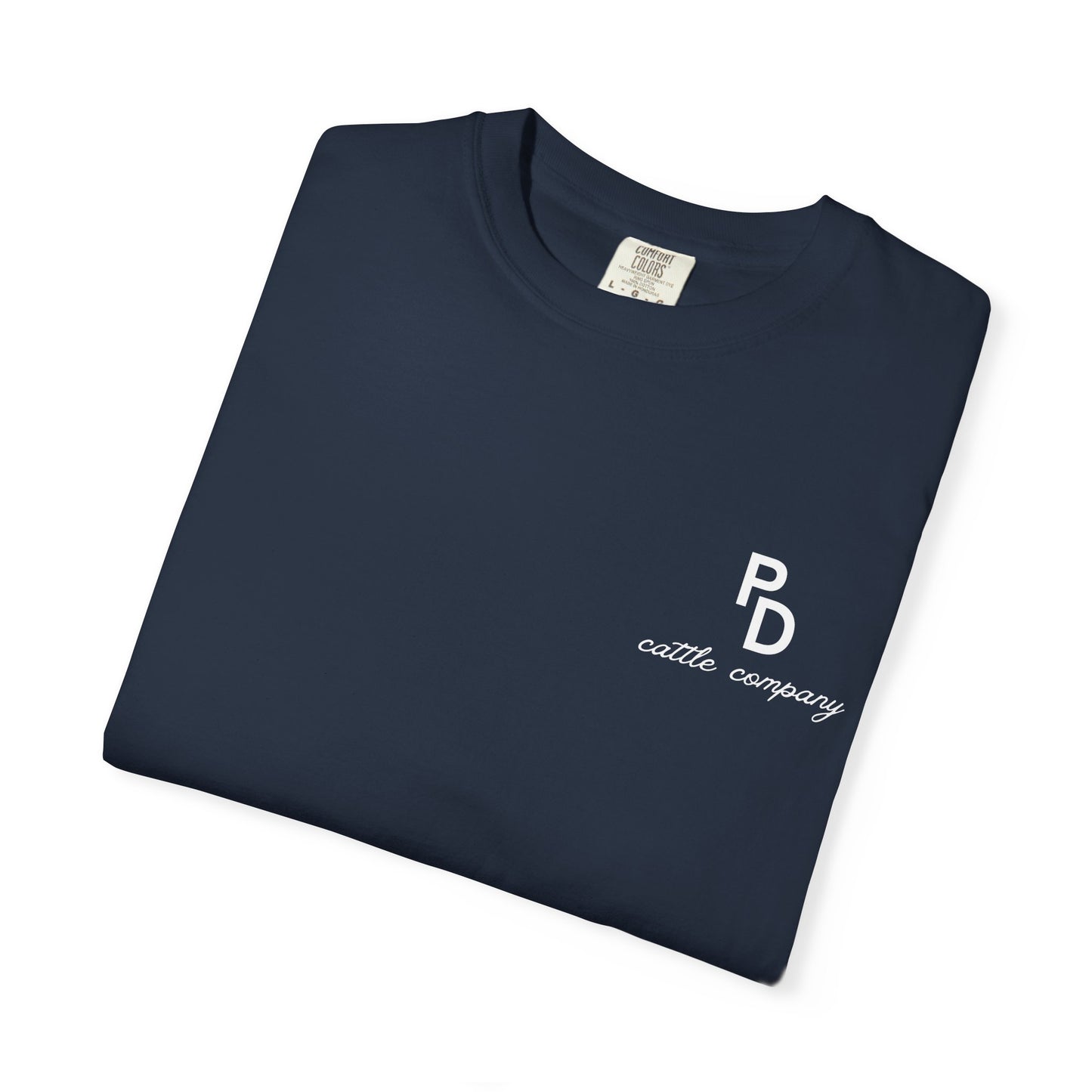 PD Cattle Logo Comfort Color Tee