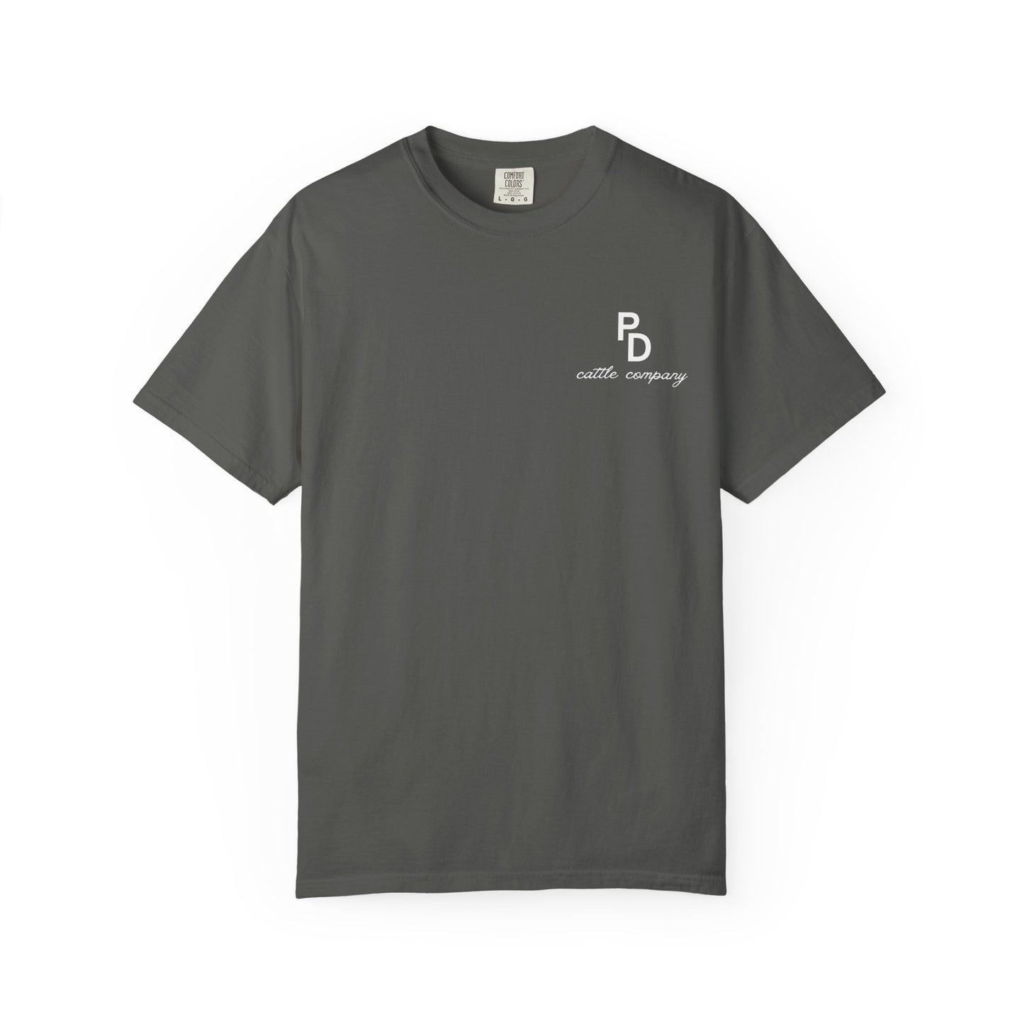 PD Cattle Logo Comfort Color Tee