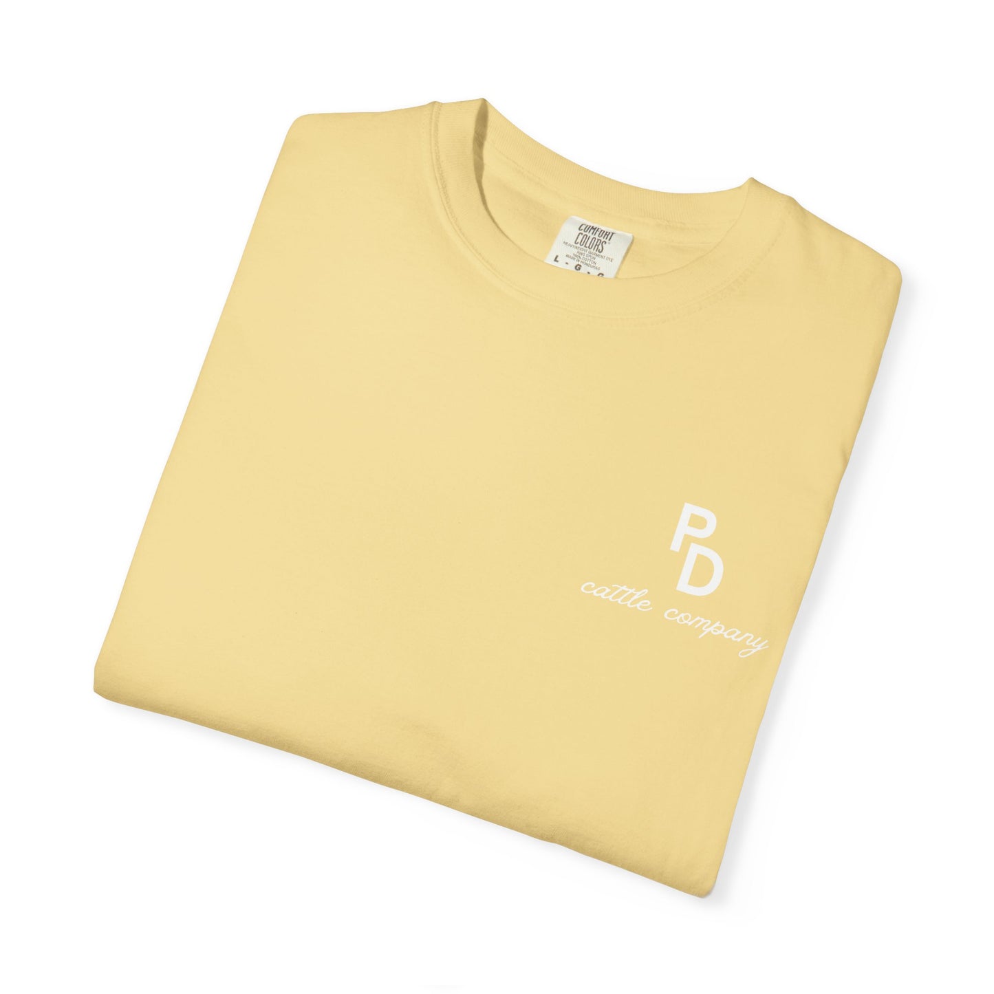 PD Cattle Logo Comfort Color Tee