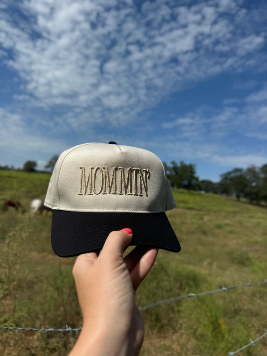 “Mommin” Puff Hat
