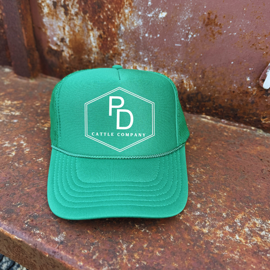 PD Cattle Green Trucker Cap