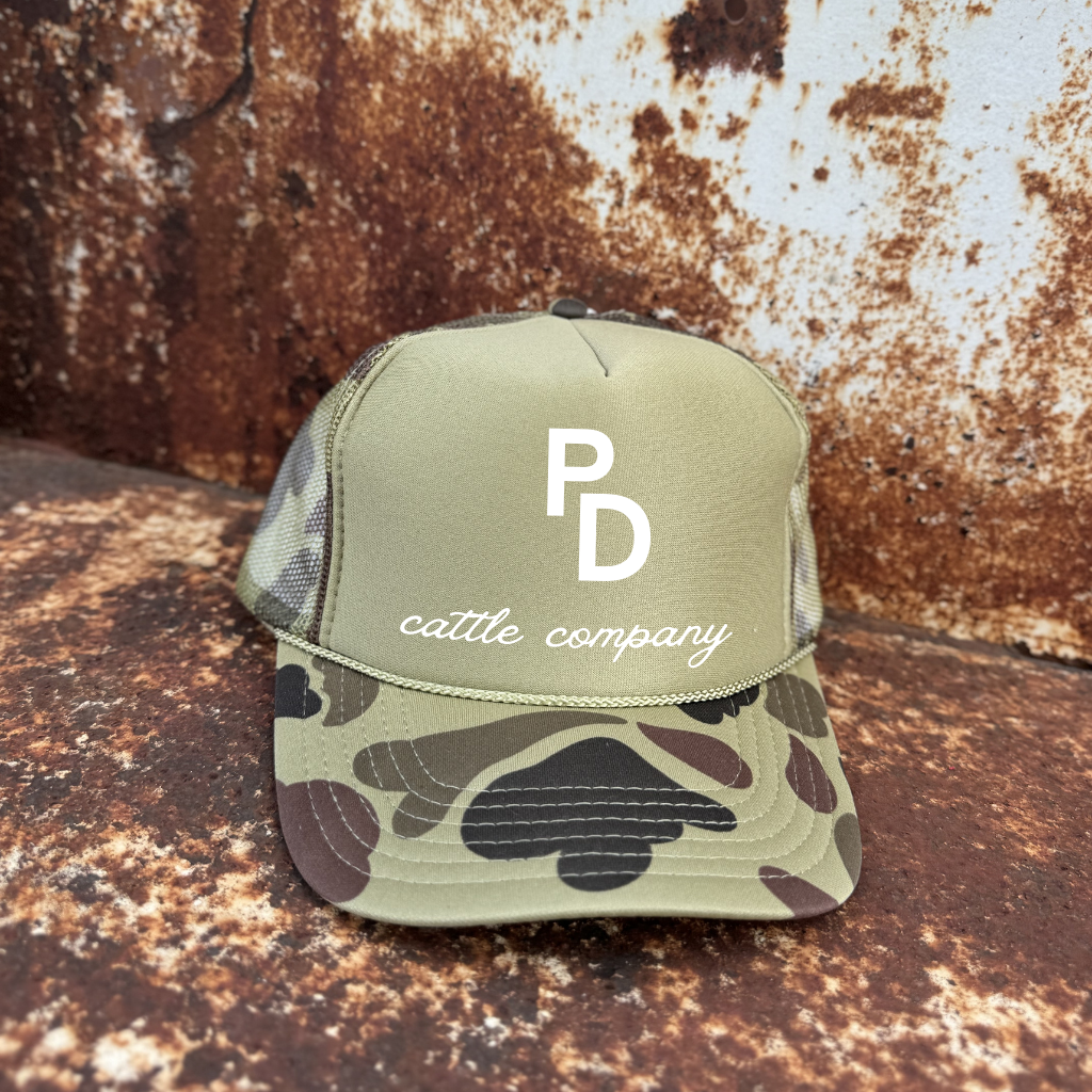 PD Cattle Camo Trucker Cap